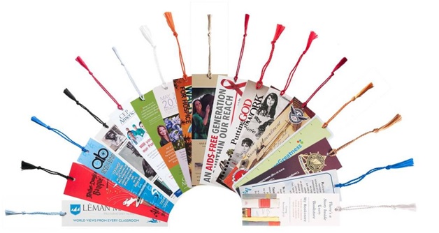 Custom-Printed Bookmarks with Tassels